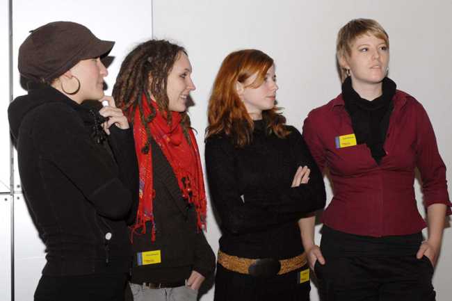 Nomi Bachmann, Christine Kaufmann, Eliane Wehrli und Jolanda Eberhard